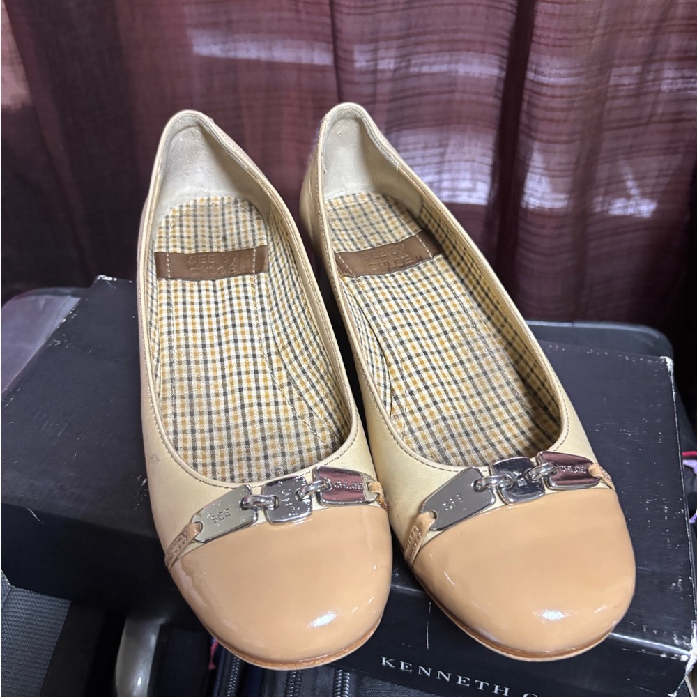 See By Chloe Beige Flats with Chic Design and Comfort